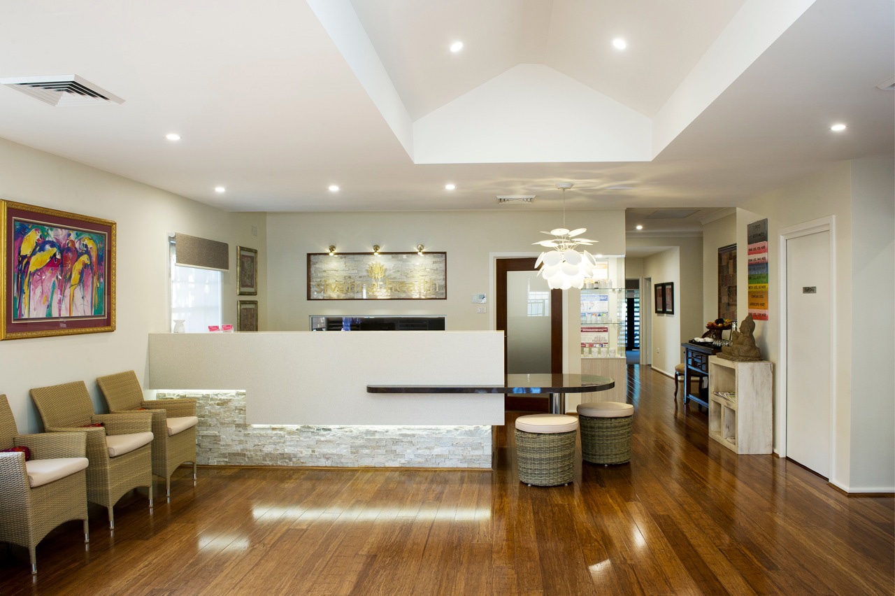 Reception and waiting area at Dr Jaimini Raniga's Castle Hill practice
